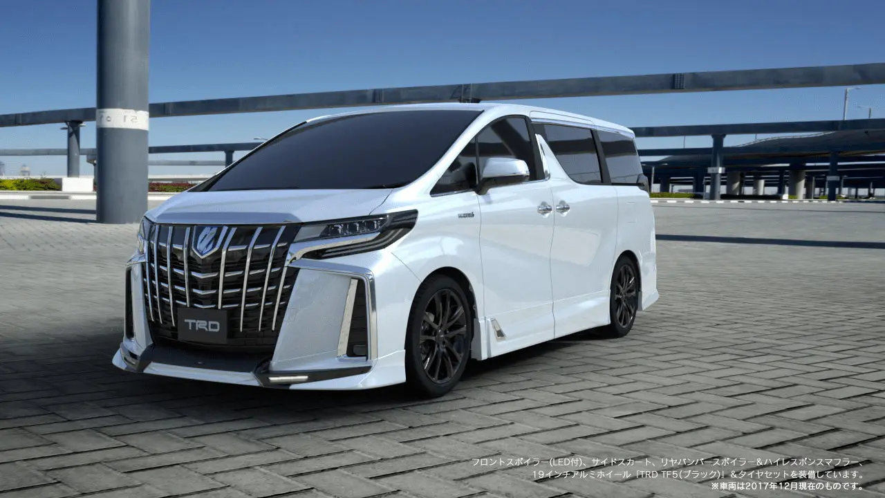 TRD Body Kit for Toyota Alphard Aero Body ExecutiveLounge S,SR,SC,S