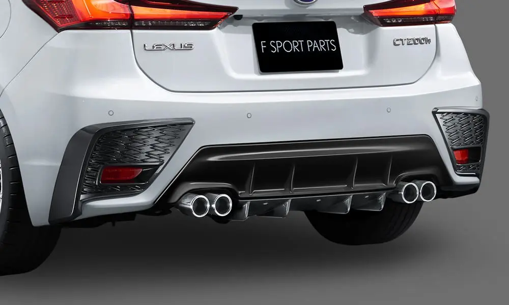 TRD Rear Diffuser for Lexus CT 200h F Sport 2017/08~2022/11