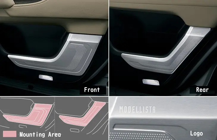 Modellista Metal garnish kit for Landcruiser 300