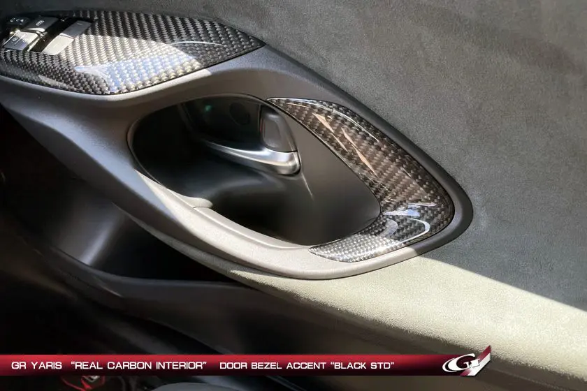 GRAZIO Black Door Bezel for Toyota GR YARIS