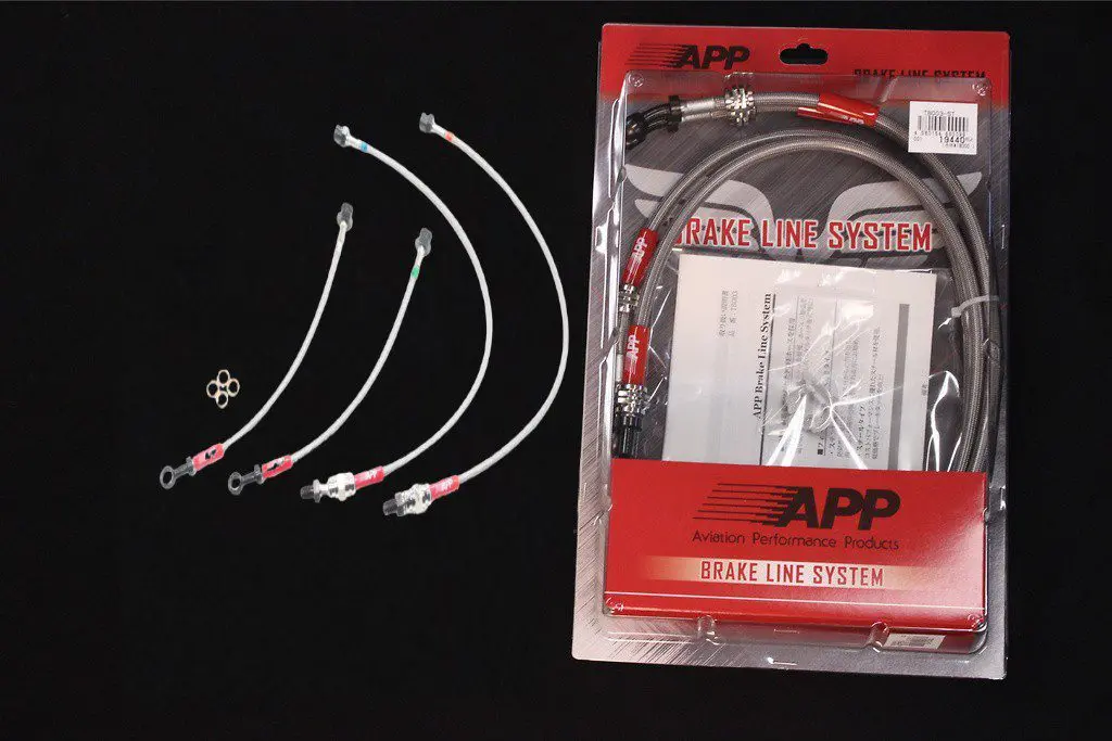 APP BRAKE LINE SYSTEM STAINLESS STEEL FITTINGS for GR Yaris