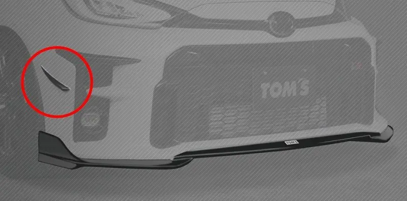 TOM'S Canard For Toyota GR YARIS GEN 1