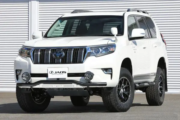 JAOS Front Skid Black Bar for Prado 150 - Genuine Japanese Car Parts