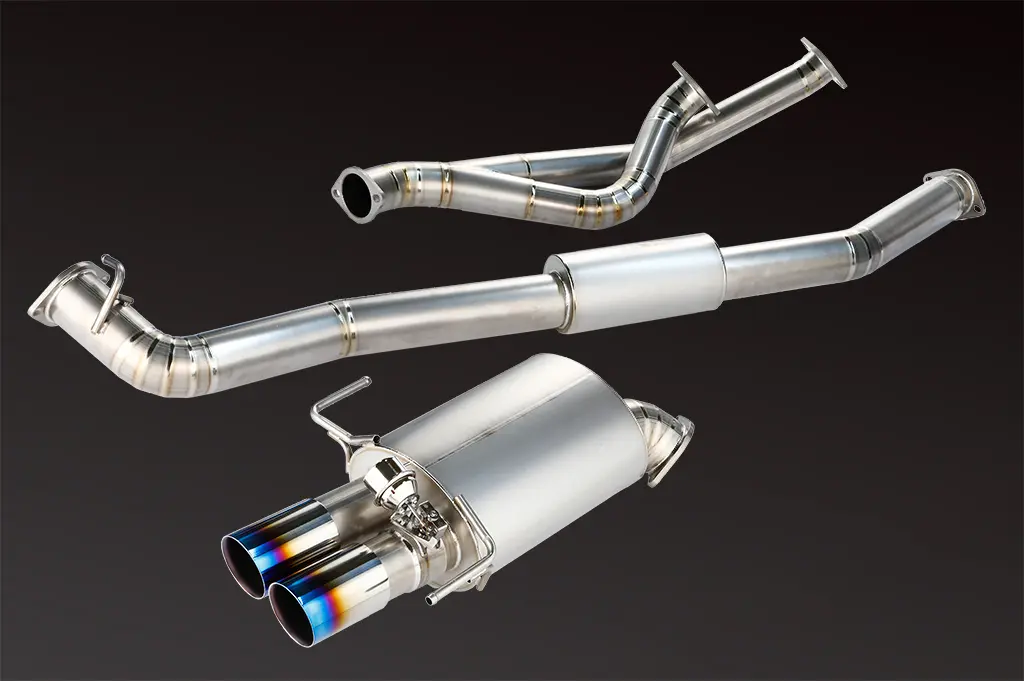 TOPSECRET Titanium Muffler With TS Valve