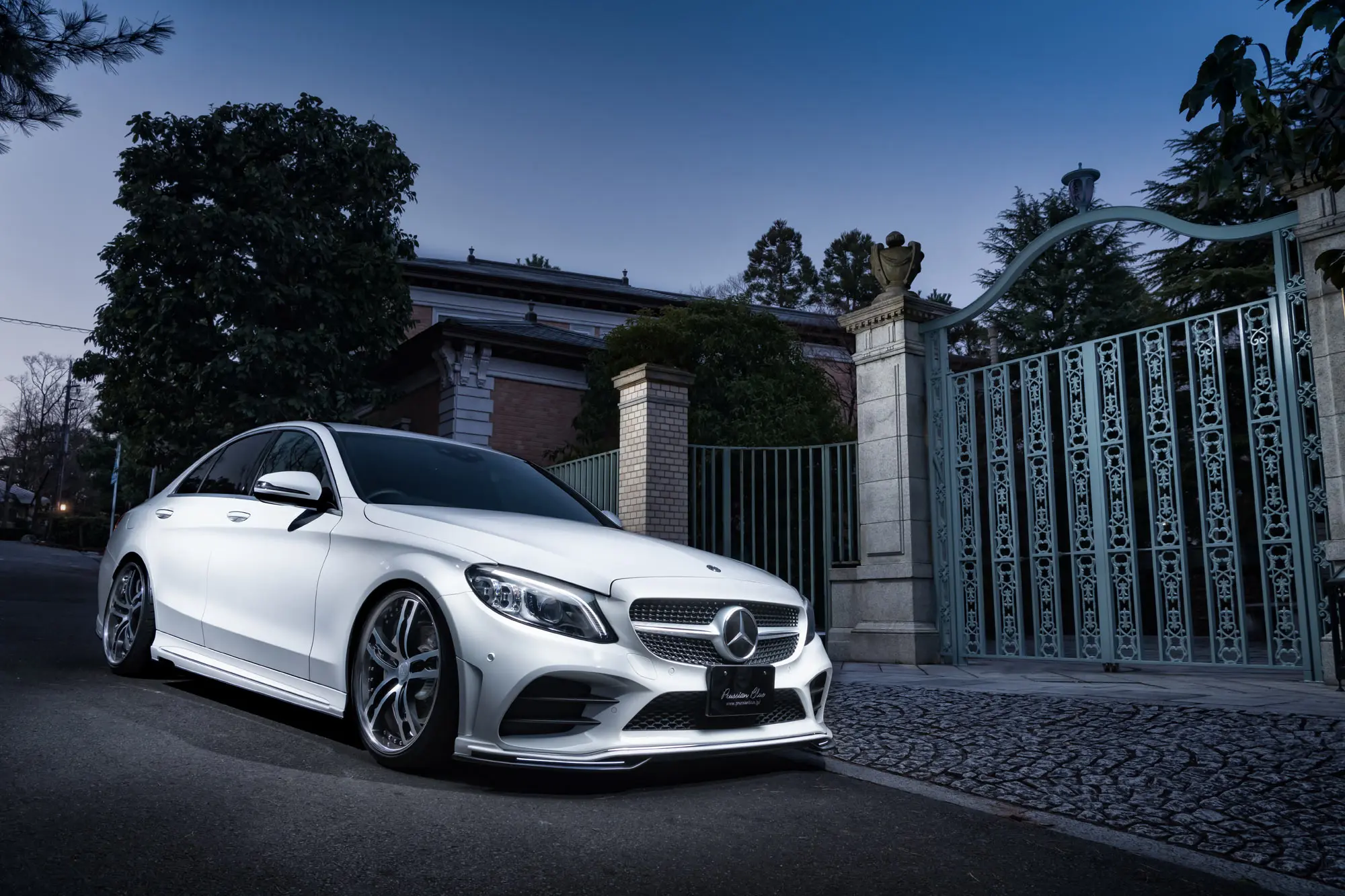 M'z SPEED Prussian Blue Body Kit for C-Class W205