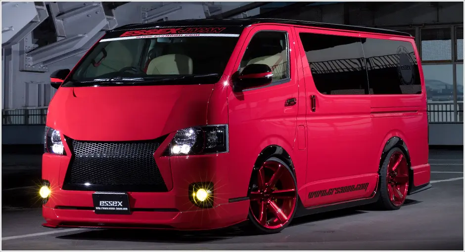 ESSEX QUATTRO Front Grill for Hiace Narrow Body Type 4~7