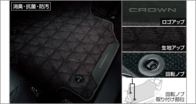 Toyota Genuine Royal Type Floor Mats for Toyota Crown Crossover 2022