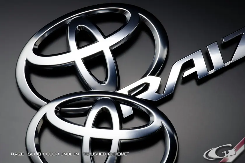 GRAZIO SOLID COLOR Emblem for Toyota RAIZE