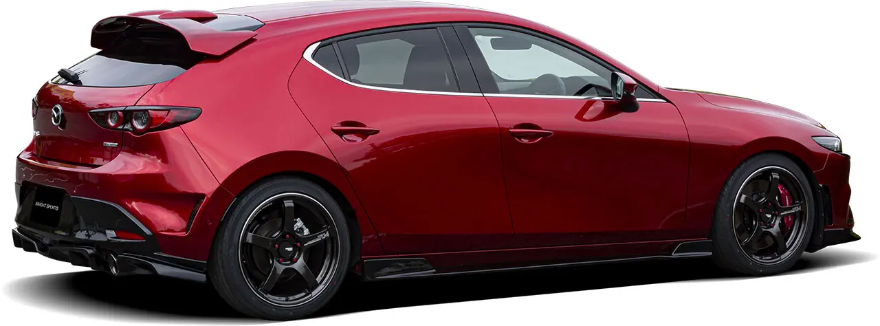 KNIGHT SPORTS SIDE SKIRTS for MAZDA3 BP - Genuine Japanese Car Parts