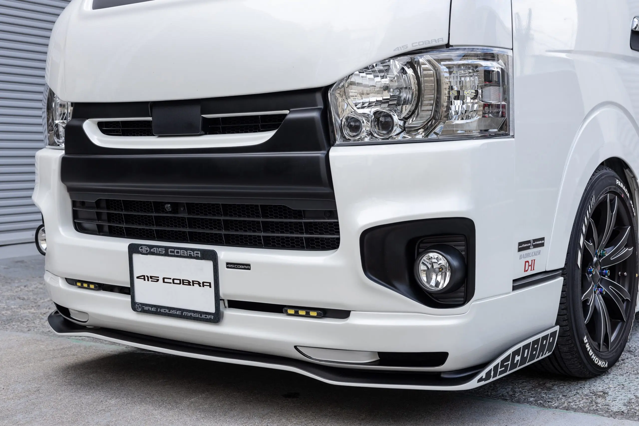 415COBRA Facelift Bumper KIT Dedicated Grille Cover Set for HIACE Narrow 4~6