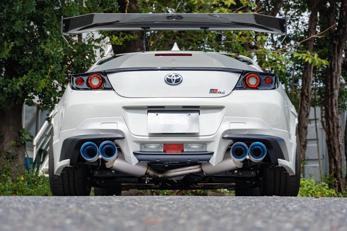 SARD Ti-Z FULL TITANIUM 4 Tips MUFFLER for GR 86 with GR Rear