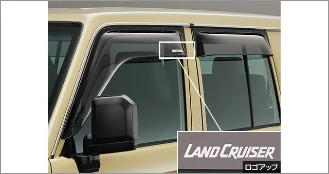 Toyota Genuine Wide Side Visor for Land Cruiser 70 2023~