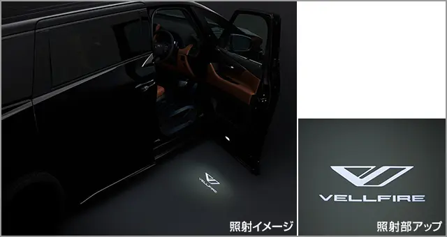 Toyota Genuine Projection courtesy illumination for Toyota Vellfire 2023~
