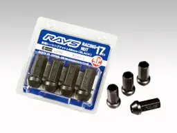 RAYS Long 17HEX L48 Racing Nut 4 Pack