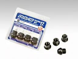 RAYS Short 17HEX Racing Nut 4 Pack