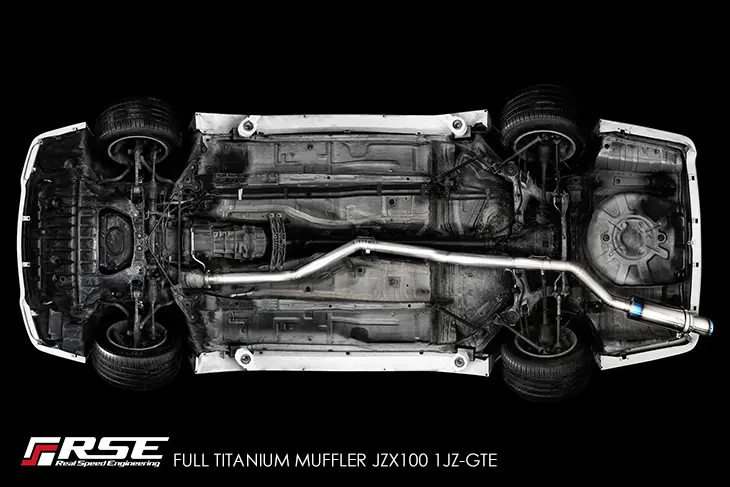 RSE Full Titanium Muffler Kit Chaser for Mark 2 / Cresta JZX100