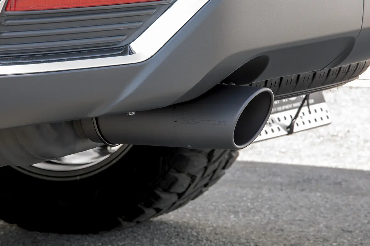 JAOS BATTLEZ Muffler Cutter MC Black type-A Land Cruiser 300 Series GR SPORT