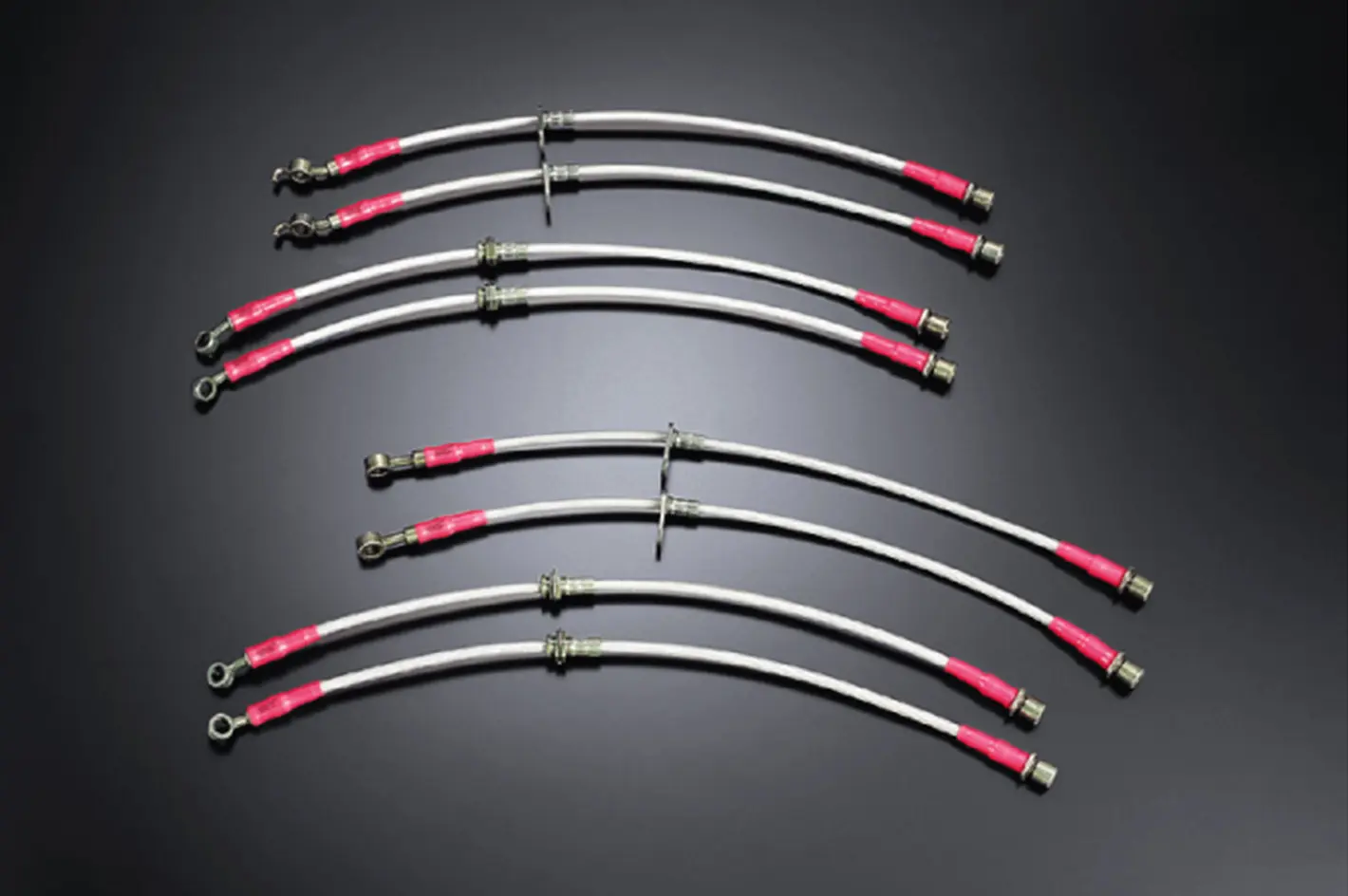 STI STAINLESS MESH BRAKE HOSE SET for Subaru WRX ST265504S000