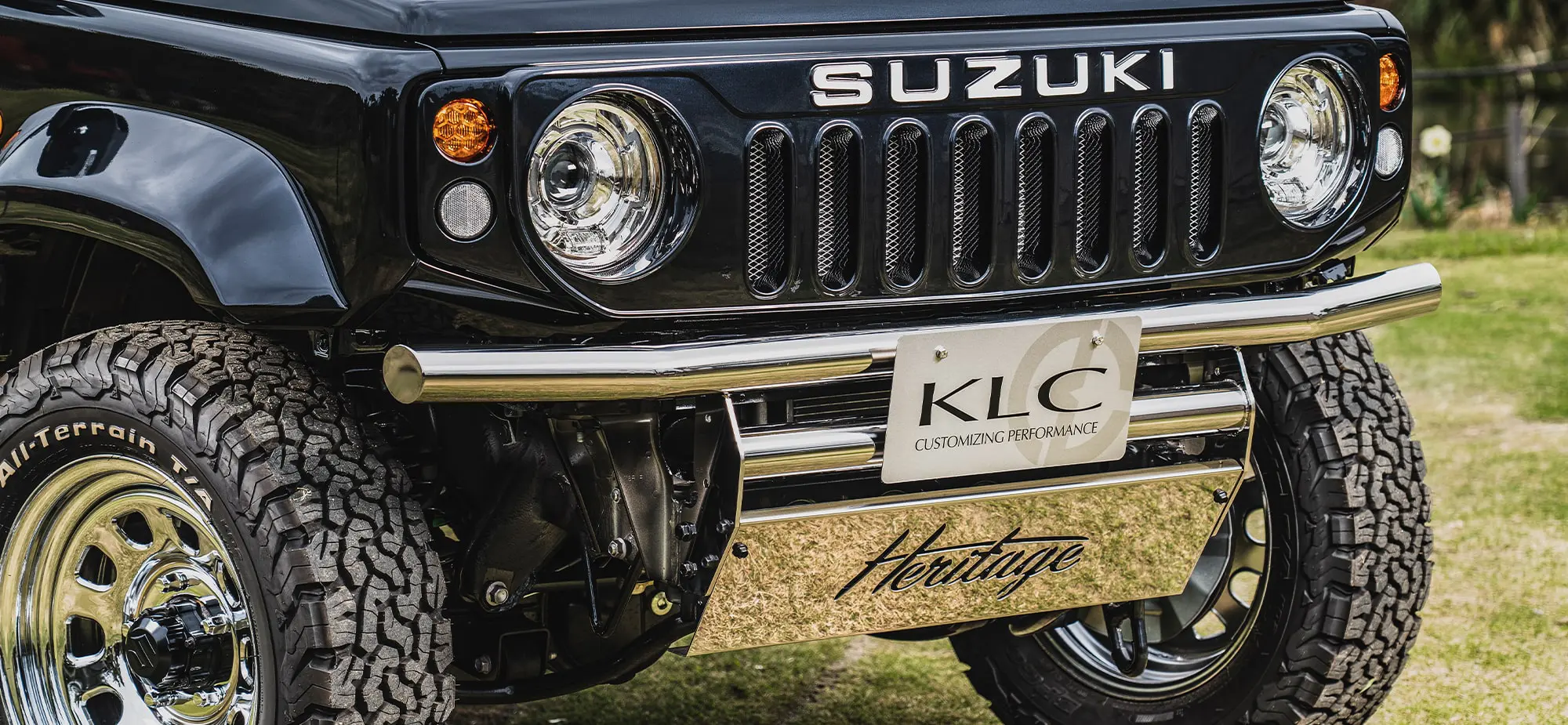 KLC TRADITIONAL BUMPER 74 FRONT MIRROR for JIMNY JB74 - Genuine