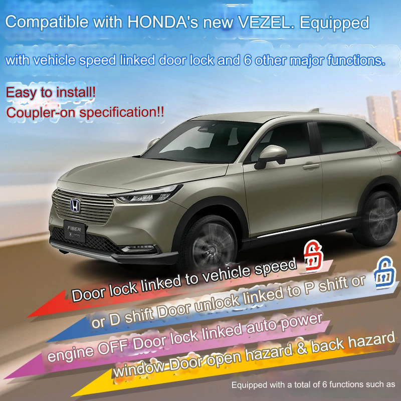 Enlarge Auto Door Lock & Hazard for Vezel RV3/RV4/RV5/ RV6