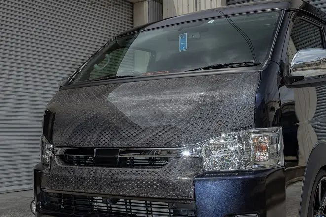 415COBRA By2 Carbon Bonnet for HIACE Narrow I~VI