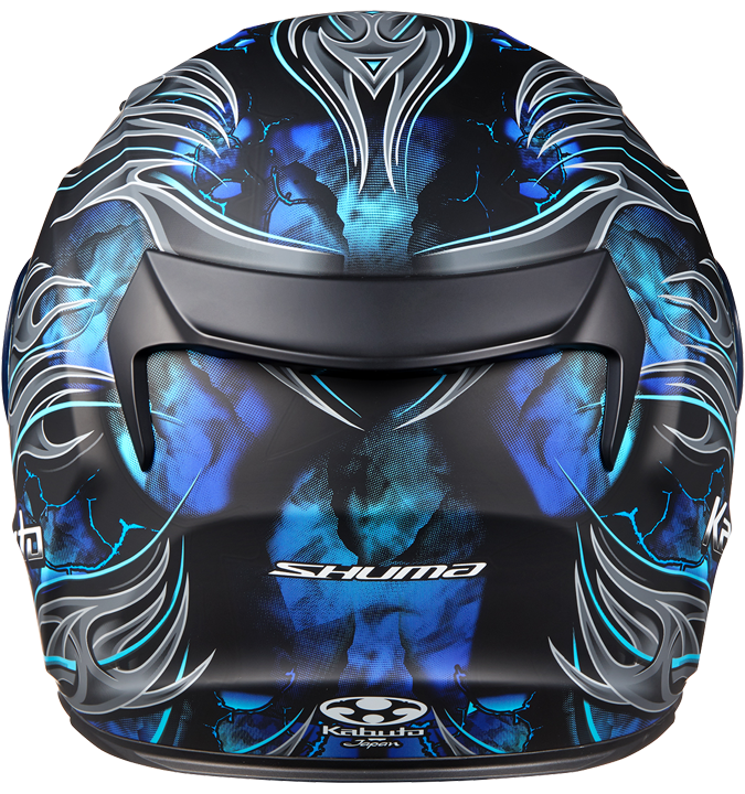KABUTO SHUMA FLAME FULL FACE HELMET - Genuine Japanese Car Parts
