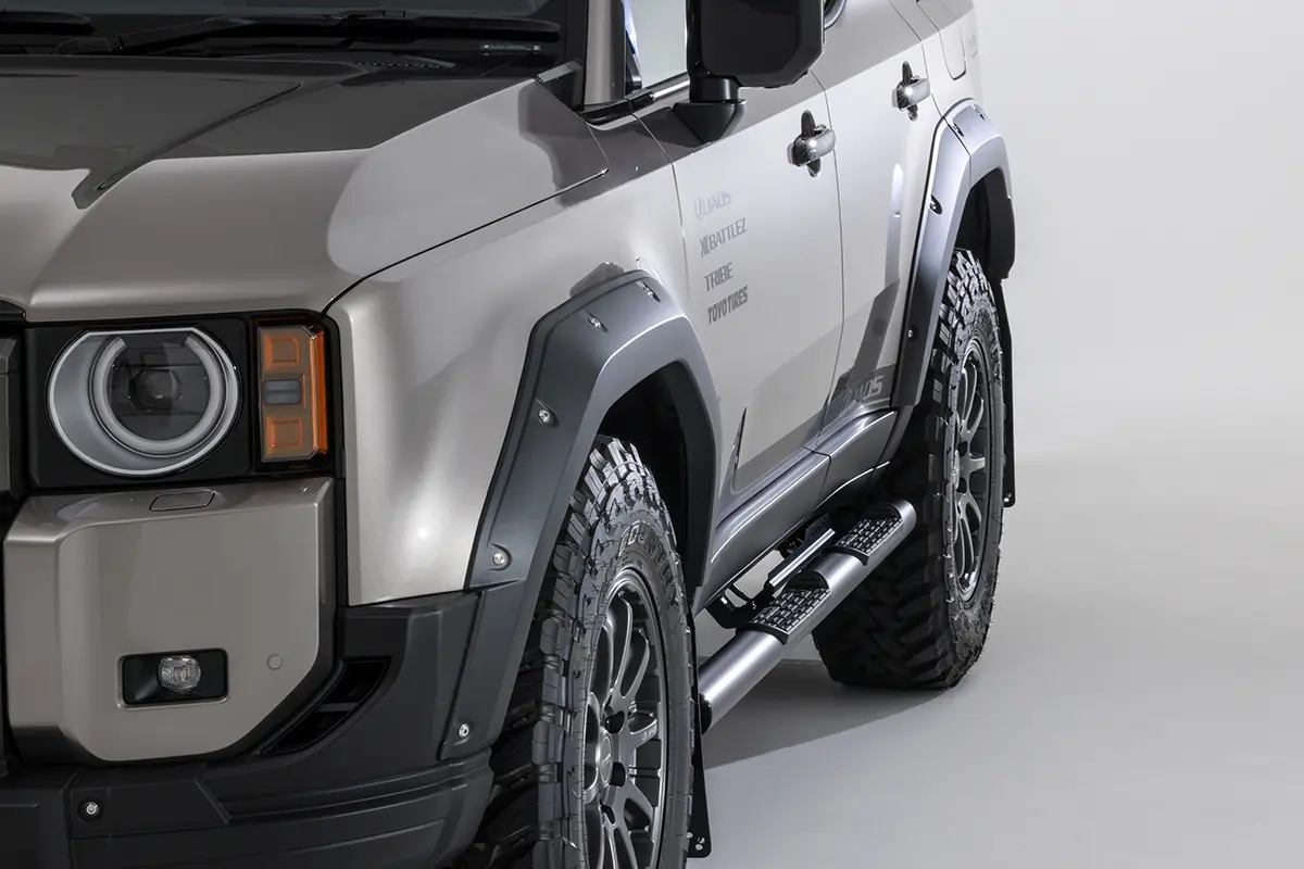 JAOS フェンダーカバー type-X JAOS Type X Fender Garnish: Tight Size and Impactful Presence