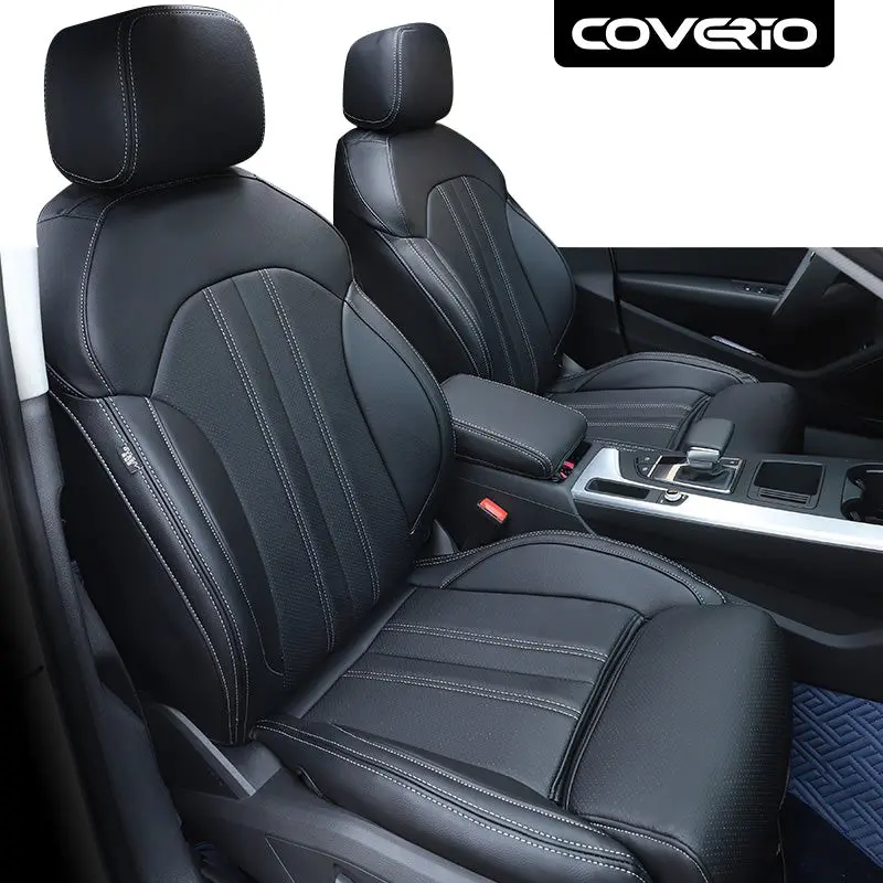 CARCLUB Order Made High Quality Half Leather Seat Covers 7588384899320