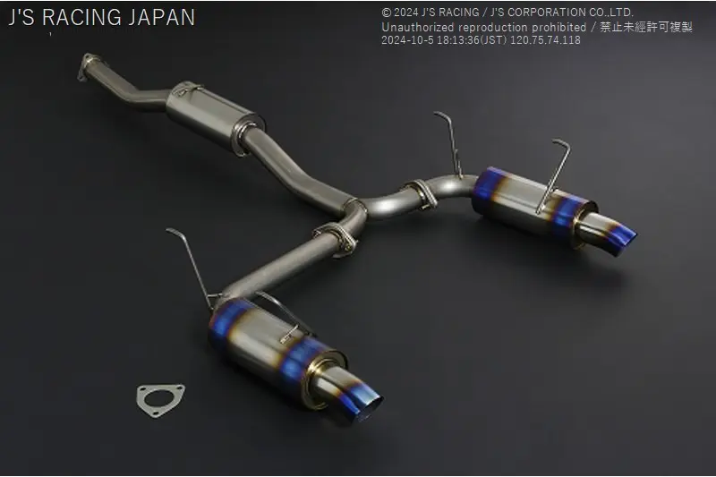 J'S RACING S2000 R304 SUS Exhaust Dual 70RS for S2000 AP1/2