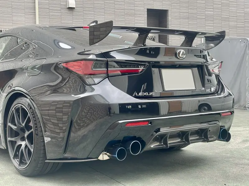LEMS iCode x LEMS Titanium Muffler Rear Piece for Lexus RC F