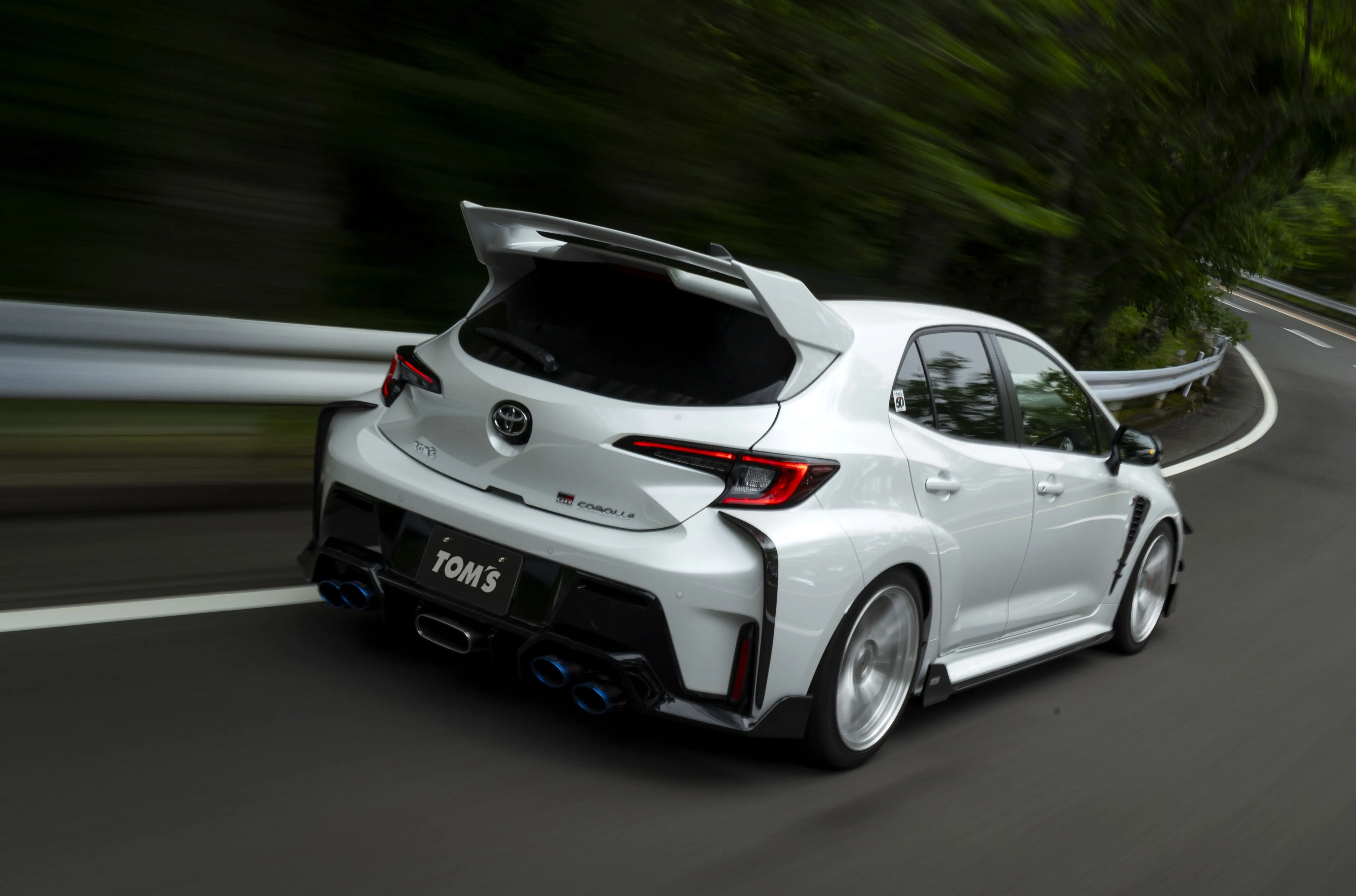 TOM'S Rear Wing for Toyota GR COROLLA - Genuine Japanese Car Parts
