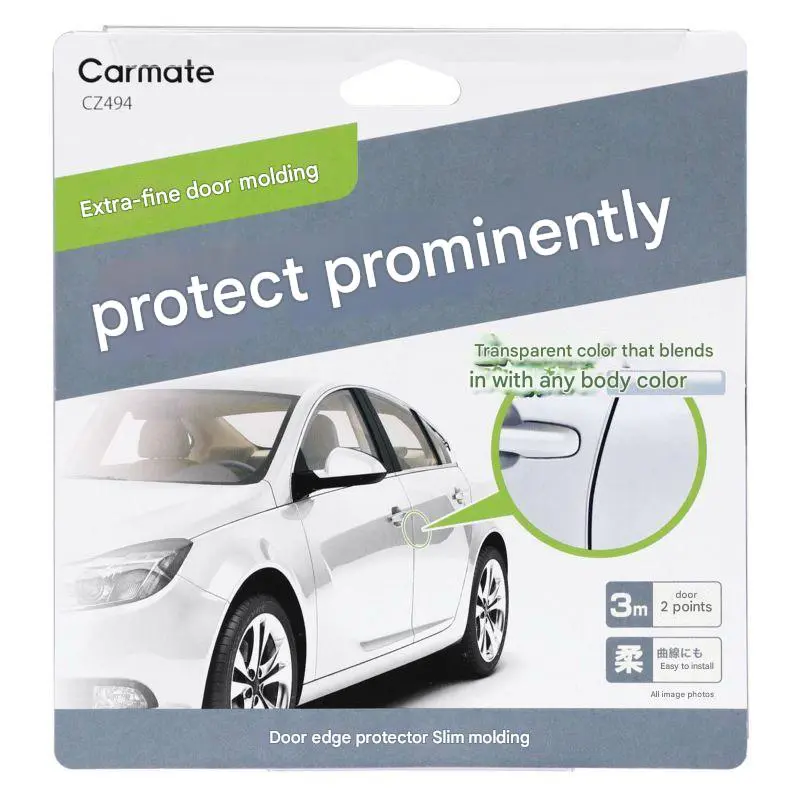 CARMATE DOOR EDGE PROTECTOR SLIM MOLD CLEAR TYPE