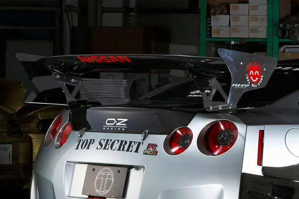 TOPSECRET GT Wing for R35 GT-R