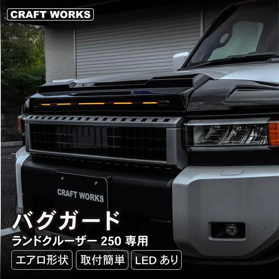 CRAFT WORK LED Bug Guard for Landcruiser 250