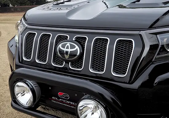 Elford Vertical Front Grill for Landcruiser Prado 150
