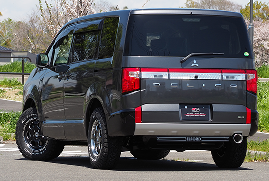 ELFORD Revolution Muffler for Mitsubishi Delica D:5 (Late Model)