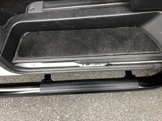 KADDIS Black Side Steps (Nanarokusan) for Mitsubishi Delica D:5 (Late Model)