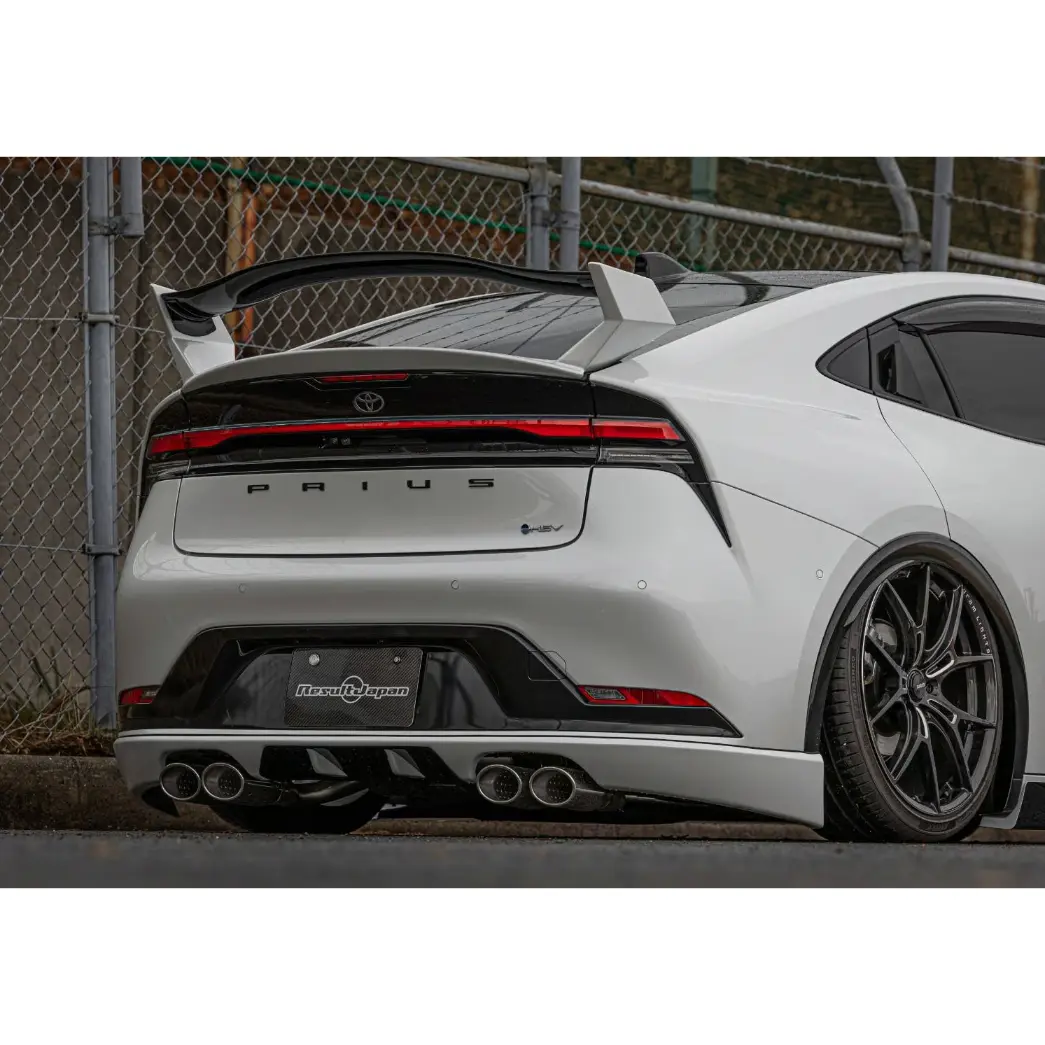 Result Japan Front Lip & Rear Half Spoiler Set For Toyota Prius 60 Series