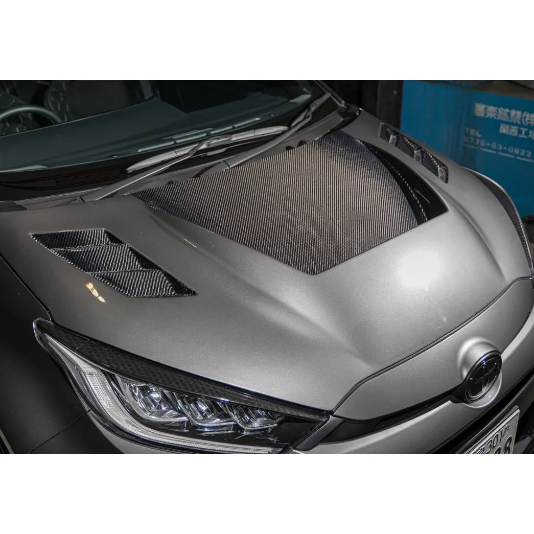 Result Japan GR Aero Bonnet for Toyota Yaris (GXPA16 / MXPA12)