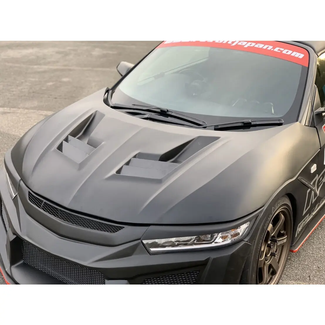 Result Japan Aero Bonnet Type 2 – Carbon Fin Style for Honda S660 (JW5)