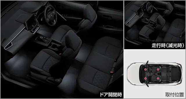 TOYOTA GENUINE INTERIOR ILLUMINATION (WHITE) FOR COROLLA CROSS 2025