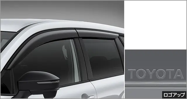 TOYOTA GENUINE SIDE VISORS RV WIDE FOR COROLLA CROSS GR SPORT 2025