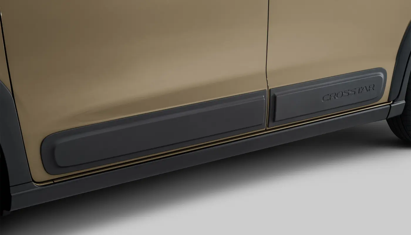 HONDA GENUINE CROSSTAR BLACK BODY SIDE MOLDING FOR FREED