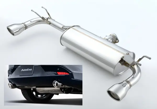 MAZDA GENUINE AUTOEXE PREMIER GASOLINE HYBRID TAIL MUFFLER FOR MAZDA3 SEDAN