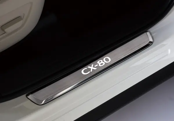 MAZDA GENUINE FRONT/REAR SCUFF PLATES WITH ILLUMINATION  FOR CX-80