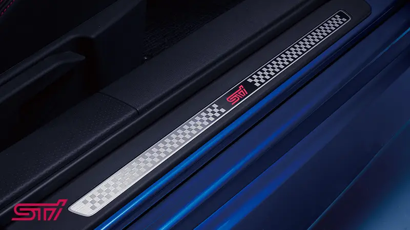 SUBARU GENUINE STI SIDE SILL PLATE SET FOR BRZ