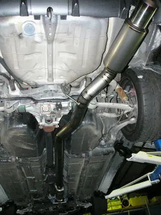 UNLIMITED WORKS 90mm  FULL TITANIUM EXHAUST SYSTEM FOR LANCER EVOLUTION VII–IX