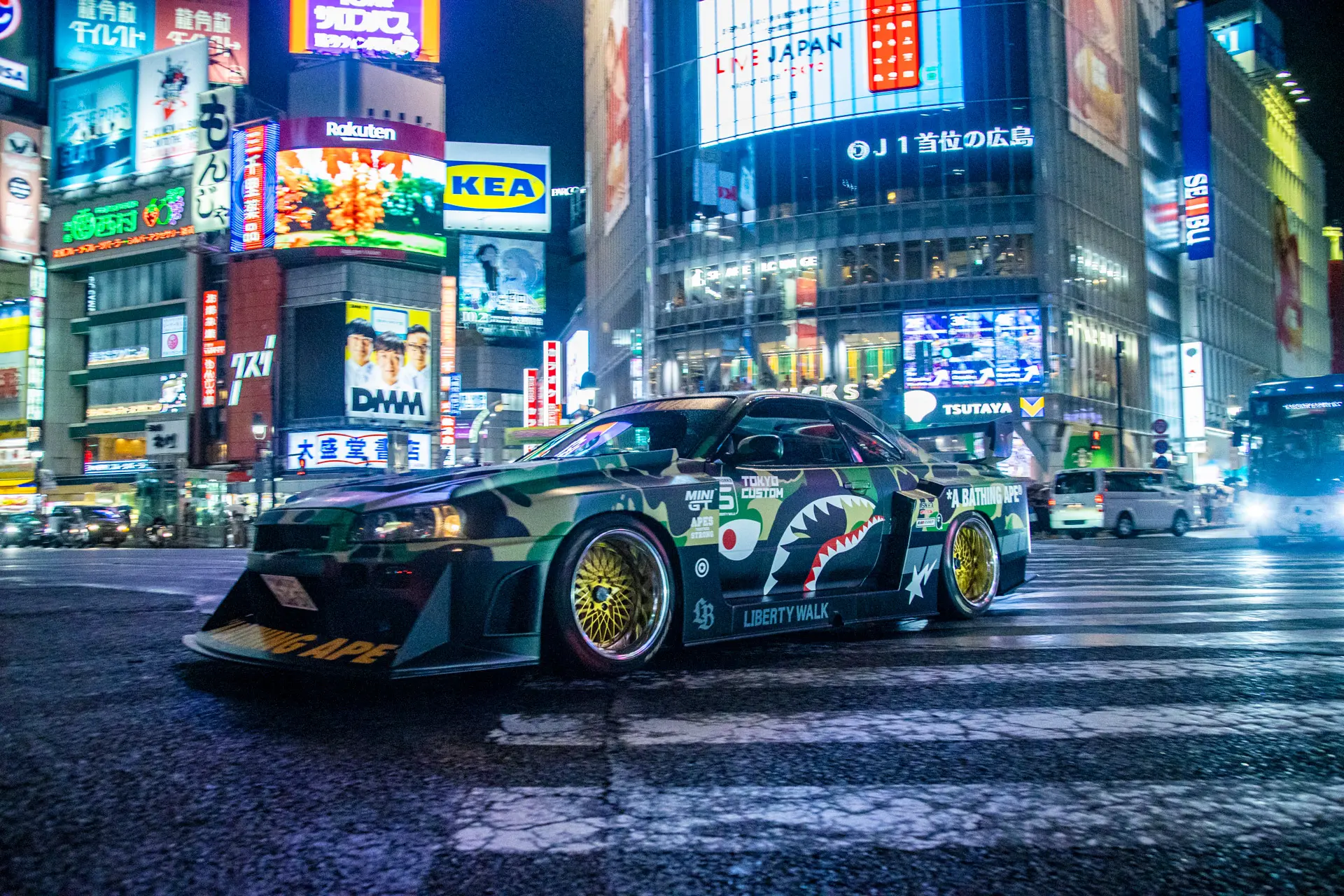 LB-ER34 SUPER SILHOUETTE SKYLINE COMPLETE BODY KIT FOR NISSAN ER34 SKYLINE