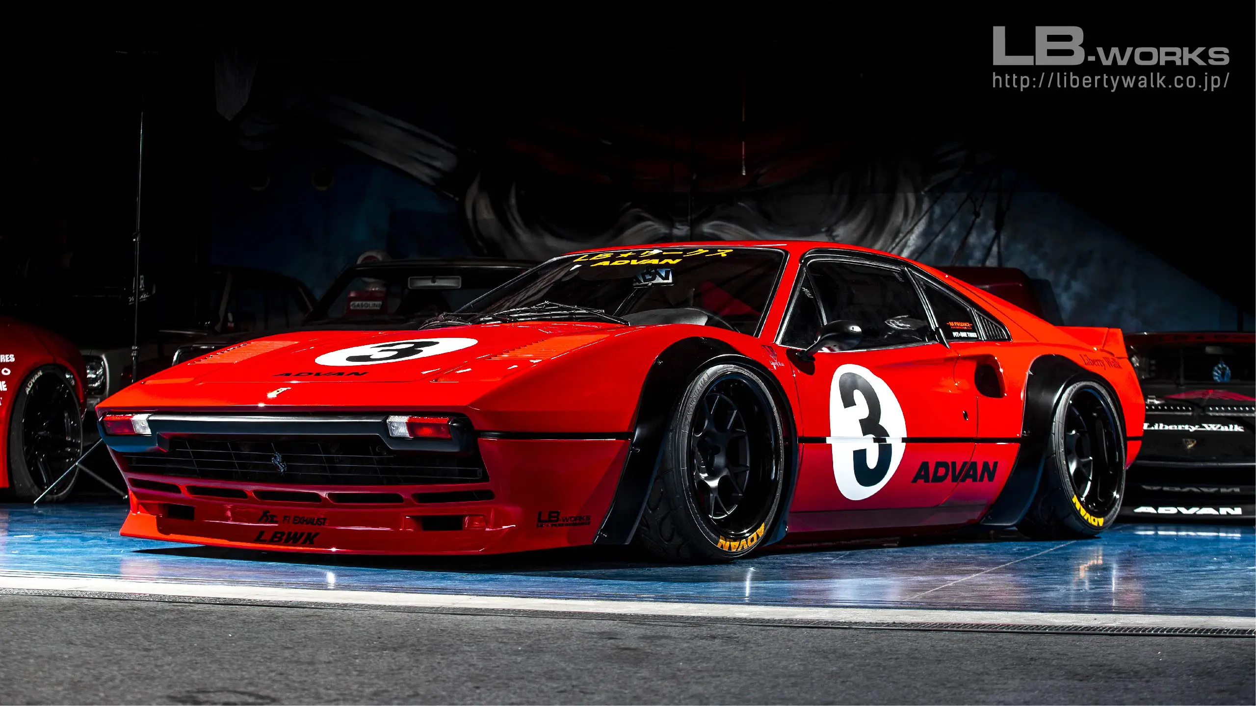 LB-WORKS COMPLETE BODY KIT FOR FERRARI 308GTB