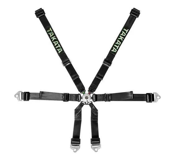 TAKATA FHR Compatible RACE 2x2 Racing Harness 6-Ponit Type